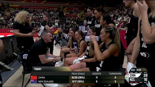 《中国女篮》2024FIBA奥运会女篮资格赛：中国vs新西兰第2节中文解说回放