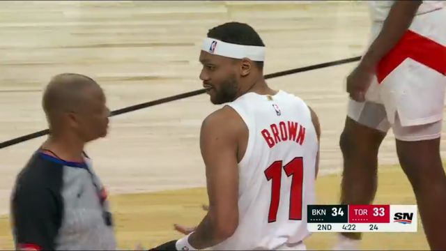 NBA常规赛：篮网vs猛龙第2节中文解说回放