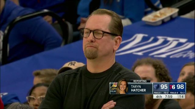 NBA常规赛：灰熊vs费城第4节英文原声回放
