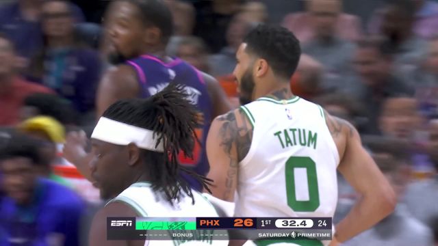 艺高人胆大！塔图姆手感火热后撤步三分颜射杜兰特