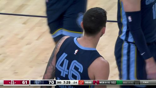 《NBA全场集锦》把握住二次进攻的机会 阿门汤普森篮下强起造成2+1