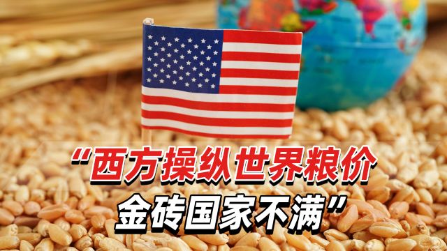 另起炉灶抗衡西方定价垄断!俄倡议建立金砖国家联合粮食交易所