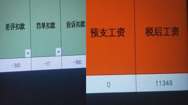 外卖小哥晒出自己的月收入,一个月跑了29天每天跑65单,税后工资11349元