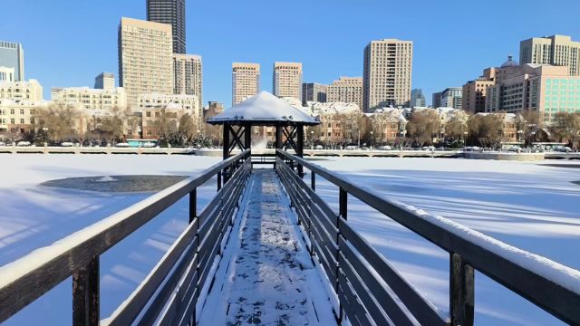 大连儿童公园雪景,喜欢吗