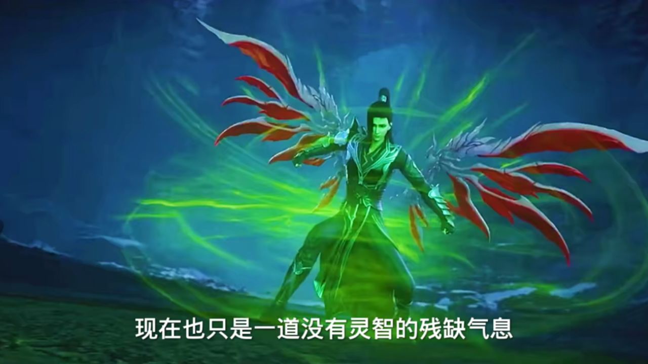 萧炎消灭了翅膀里面的灵智,并炼制成功天雁九行翼