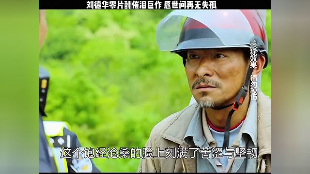 华哥零片酬出演催泪巨作,愿世间再无失孤 #影视