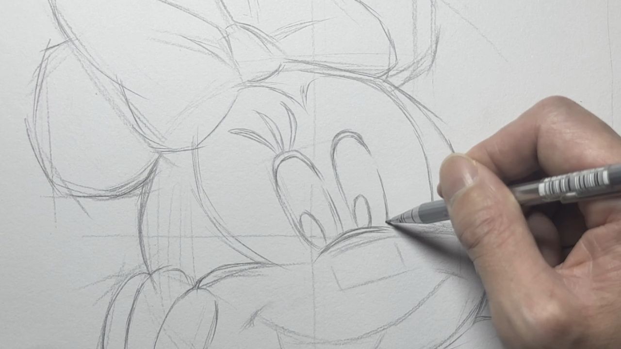 画一个最简单的米妮