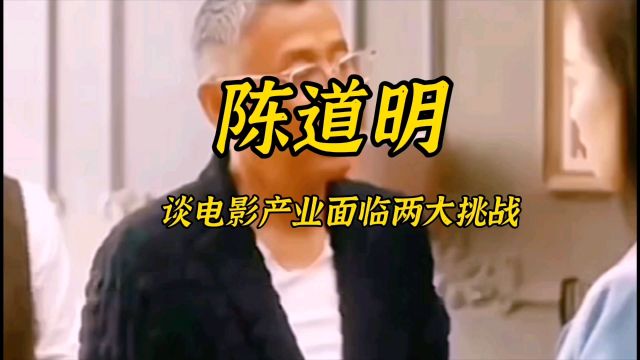 陈道明谈电影产业面临两大挑战