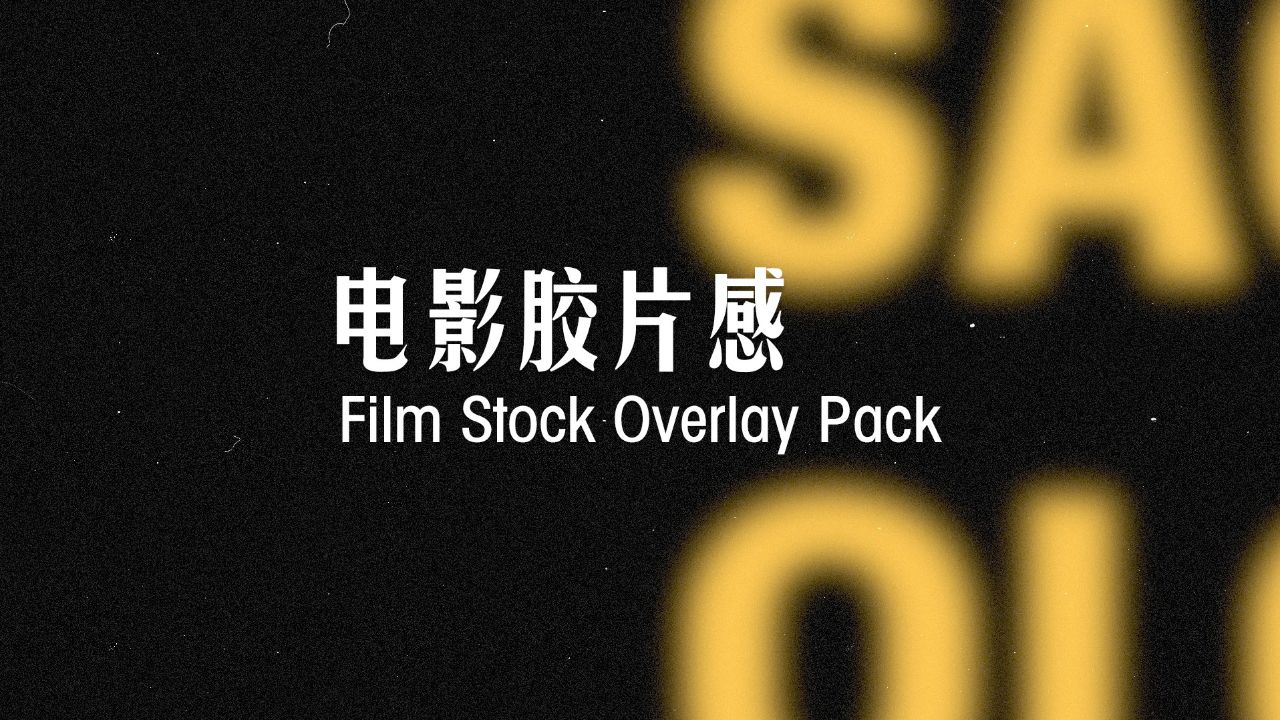 11个网红大神制作电影胶片素材 ryan nangle film stock overlay pack