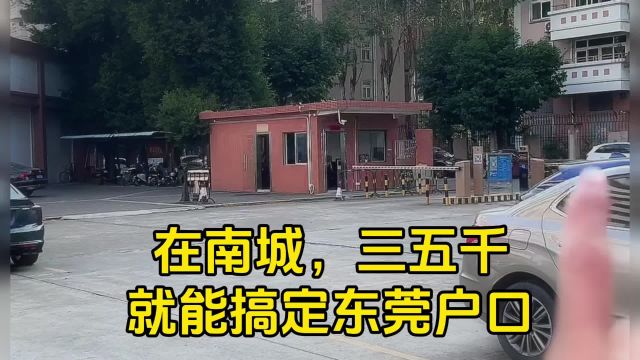 我在东莞南城开了一家东莞入户咨询公司