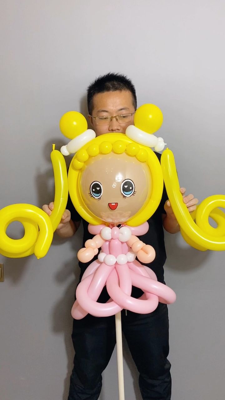 学会吹气球就是好,想怎么吹就怎么吹