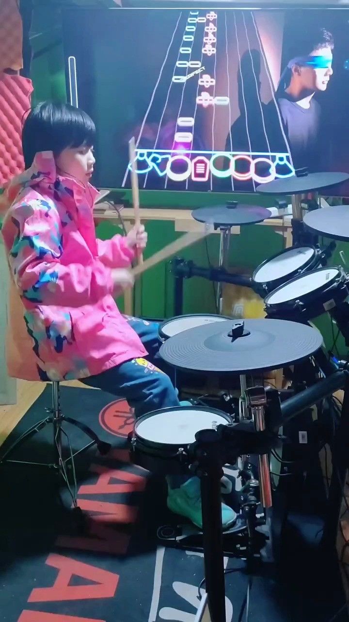 乐器电子鼓 #帅气架子鼓 #架子鼓小鼓手