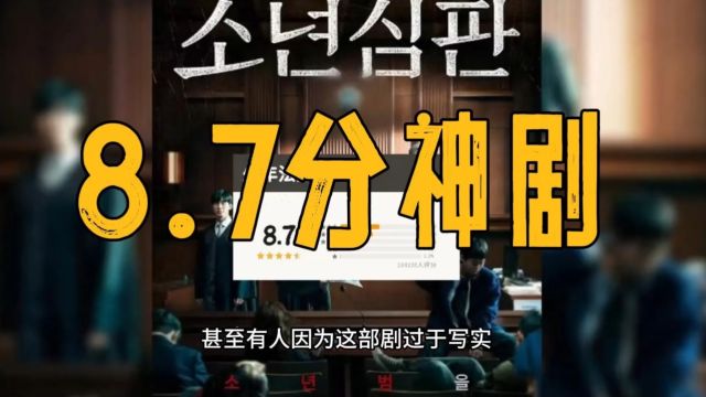 14岁未成年犯罪,真实事件改编,高分神剧《少年法庭》探讨法律真谛