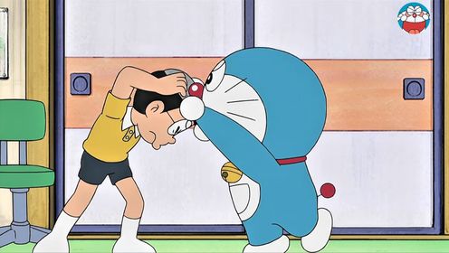 大雄戴上石头帽后为所欲为,居然去看静香.