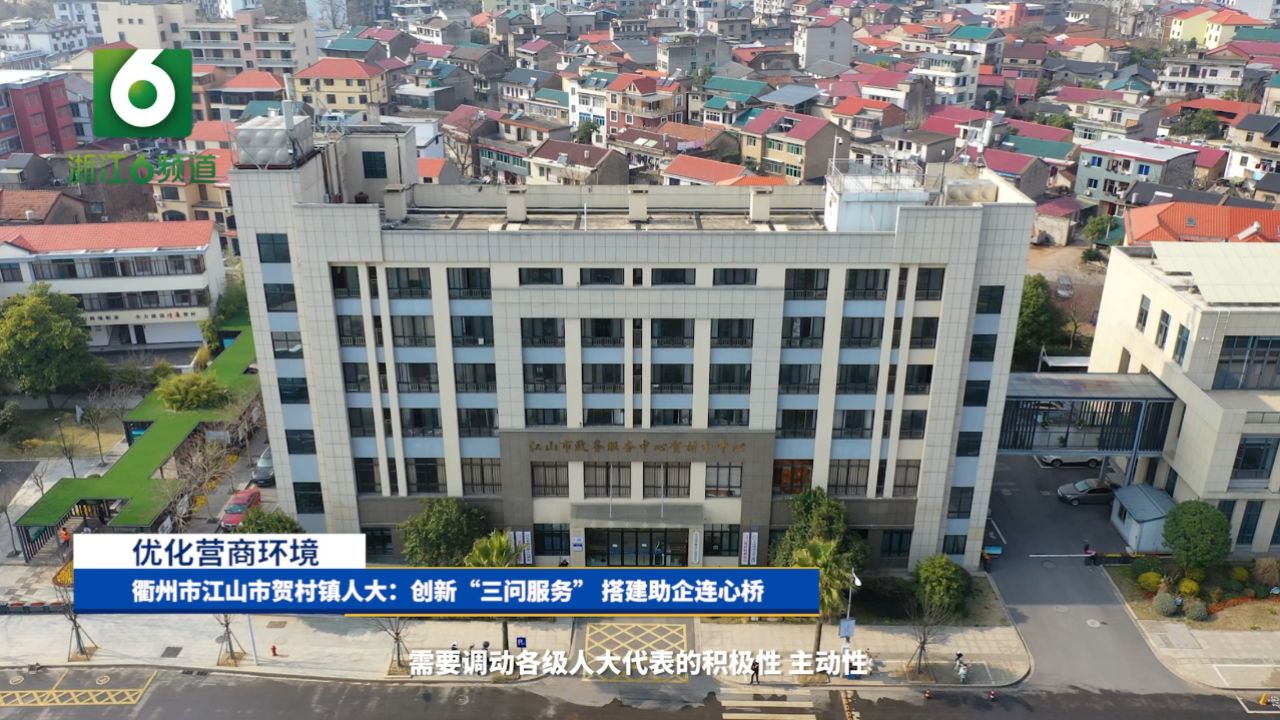 衢州市江山市贺村镇人大:创新"三问服务" 搭建助企连心桥