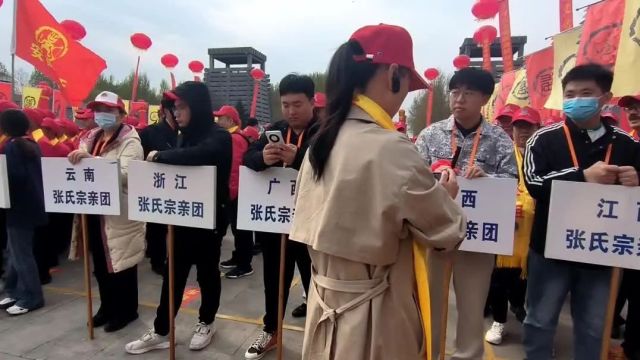 受福建省姓氏源流研究会张氏委员会委派参加清河祭祖活动