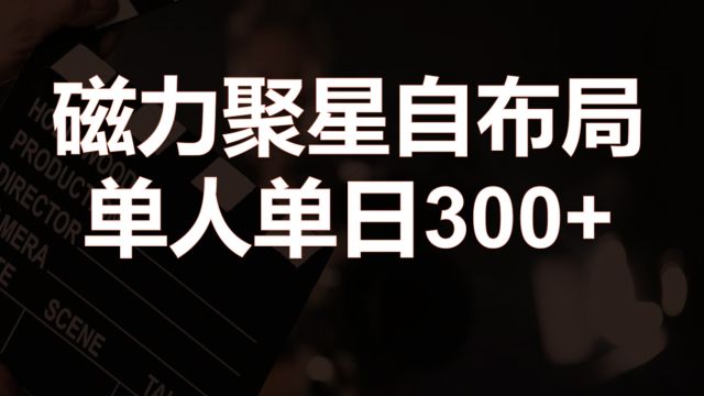 磁力聚星最新玩法自布局撸金,小白轻松上手,个人工作室均可操作