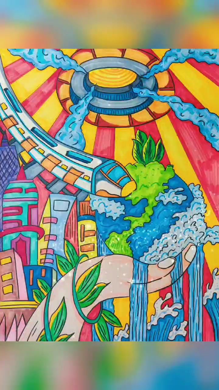 54届世界儿童画展优秀作品展示01