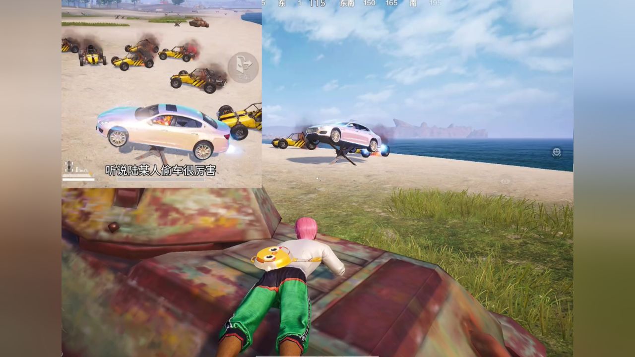 以为把玛莎悬空到铁架上我就开不走了吗