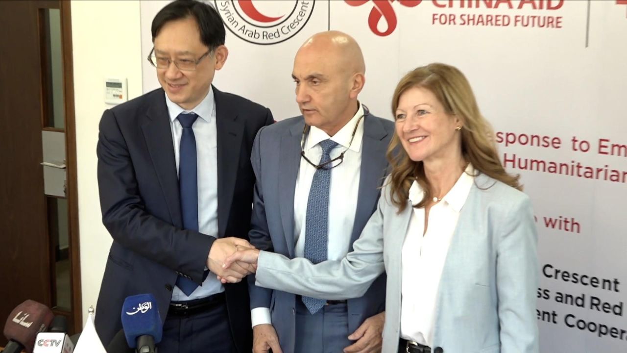 中国向叙利亚提供人道主义援助