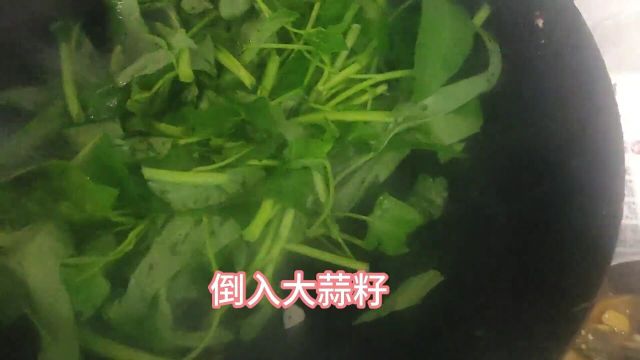 家常菜—清炒空心菜做法