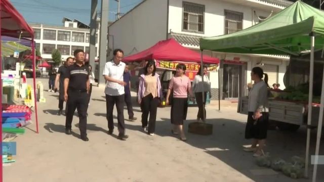 吕梁市商务局来夏县考察县域商业体系建设工作