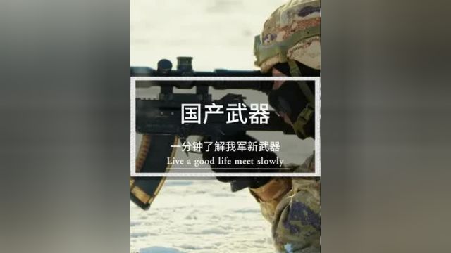 一分钟了解我军新型轻武器,国产武器用起来自带buff! #武器 #95杠 #军迷 #军事迷