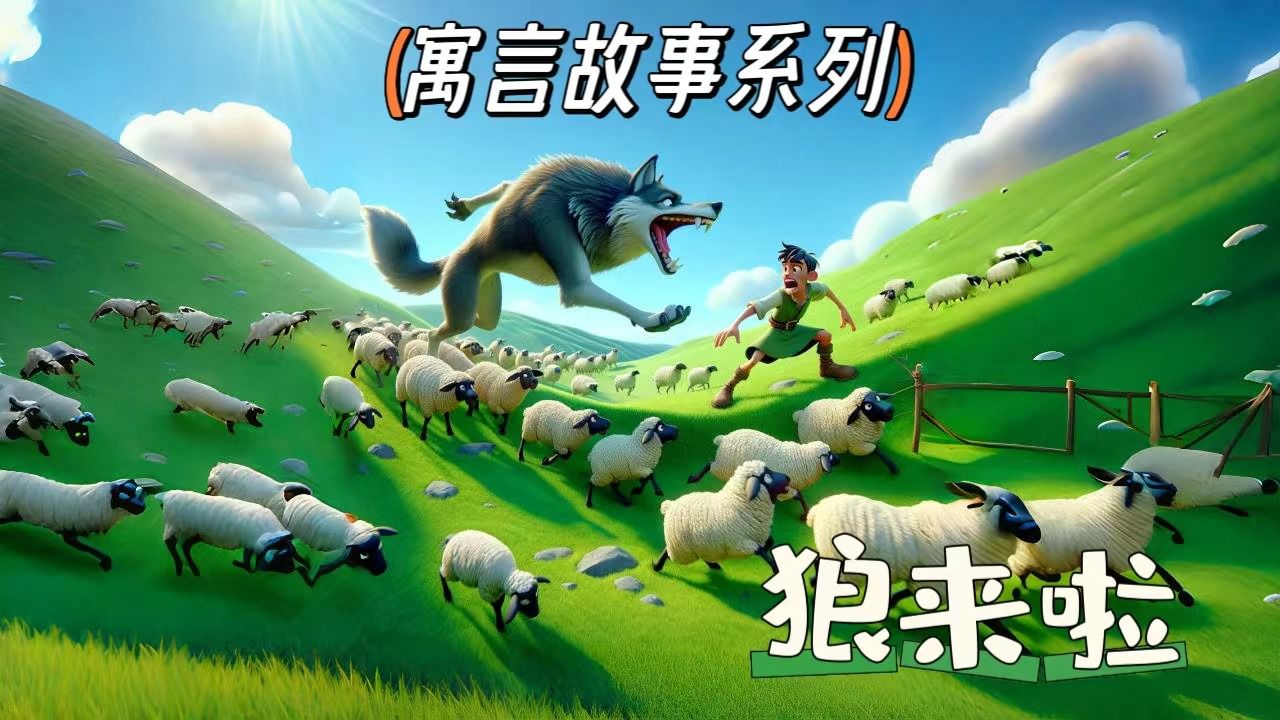 寓言故事系列《狼来啦》
