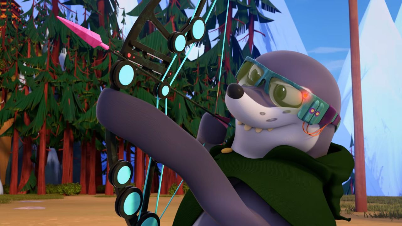 海豹在射箭比赛中用高科技作弊,小企鹅用超强实力碾压,轻松将它送走