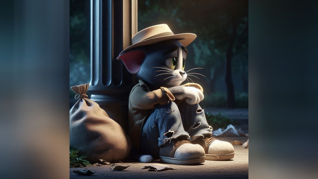 可怜的汤姆流浪街头