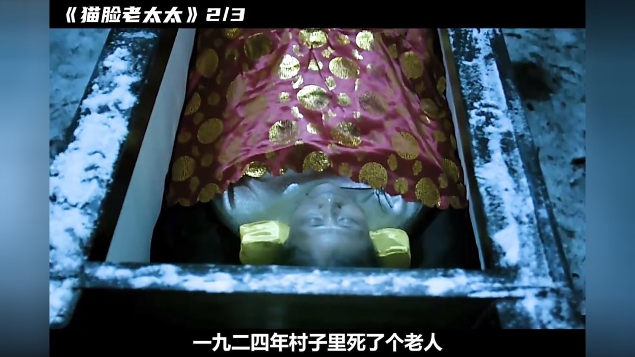 老人遭受不孝子女虐待致死,死后变成猫脸找子女复仇#猫脸老太太 #恐怖