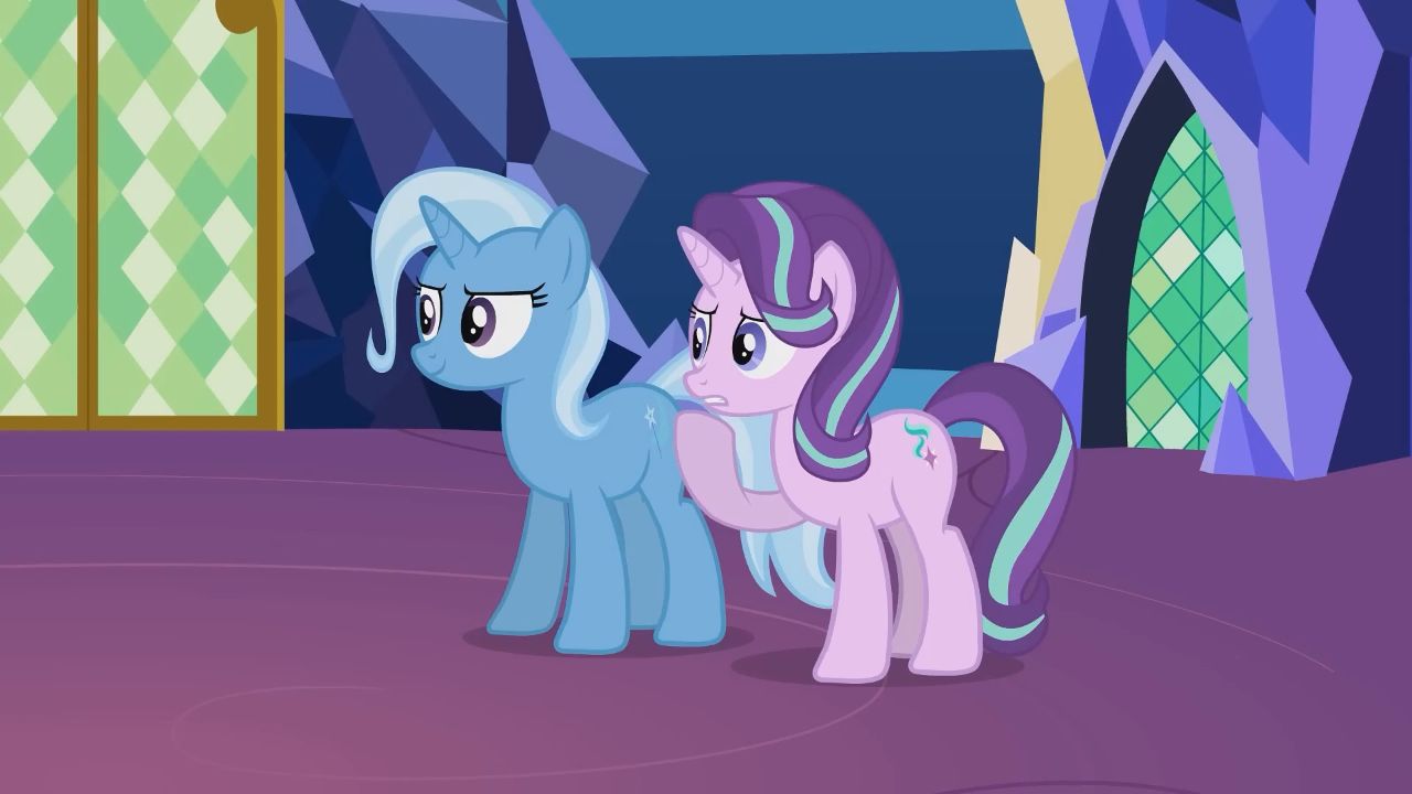 星光熠熠教徒弟学魔法,然而他也不认真学#小马宝莉#动画#动画同人