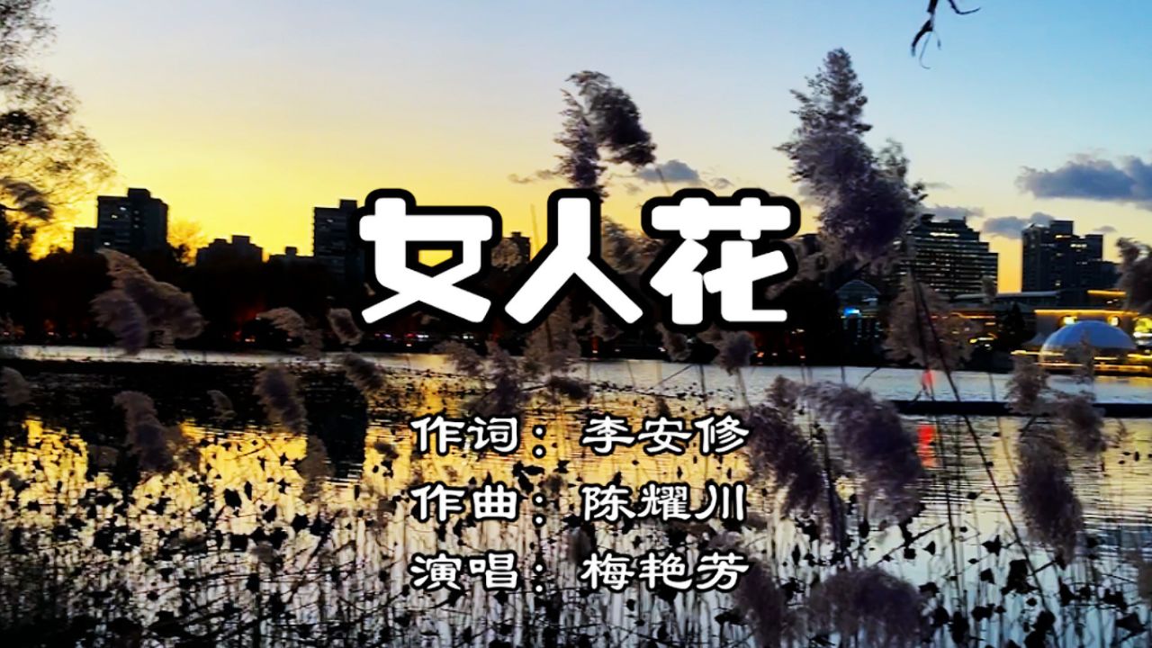 梅艳芳演唱一首《女人花》旋律优美,名歌名曲,名人演唱,完整版