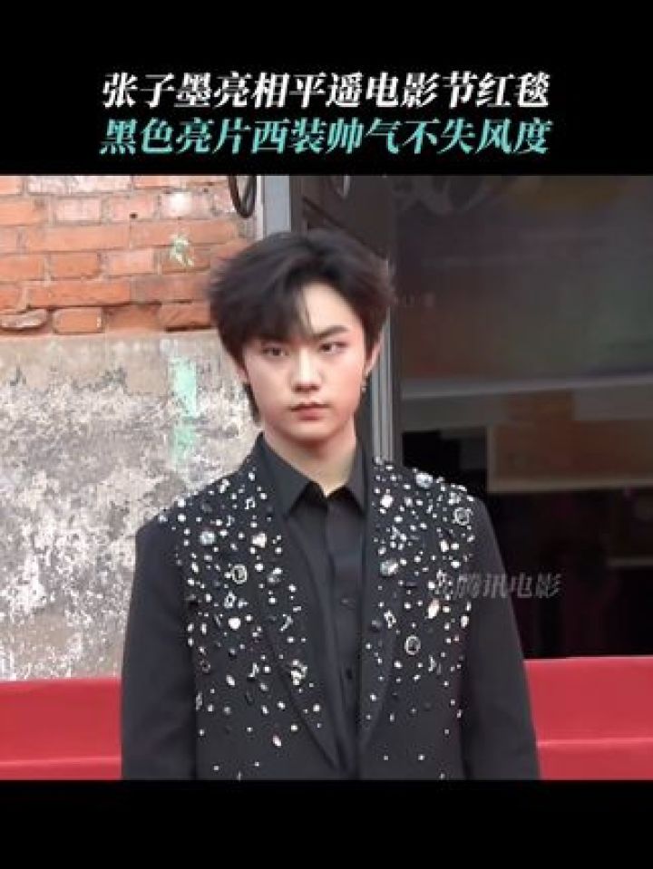 #张子墨亮相平遥电影节红毯，帅气西装尽显风度，期待晚上的精彩表演！#平遥国际电影展#红毯_高清1080P在线观看平台_腾讯视频