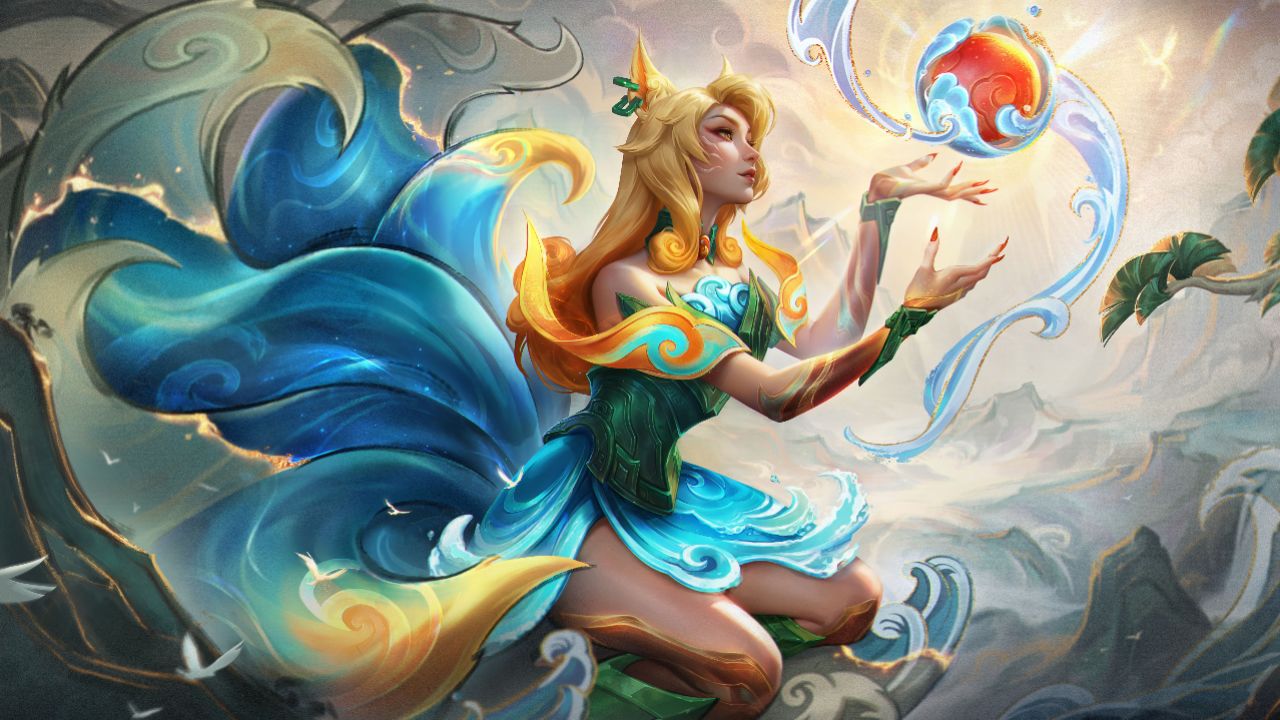 【英雄联盟手游】手游首发皮肤 山海绘卷 阿狸(将于11月1日上线)