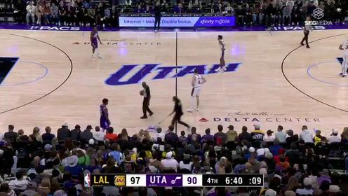 《NBA全场集锦》【回放】NBA常规赛：湖人vs爵士第4节中文解说回放