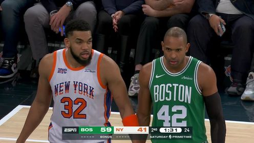 《NBA全场集锦》【回放】凯尔特人vs尼克斯第2节中文解说回放