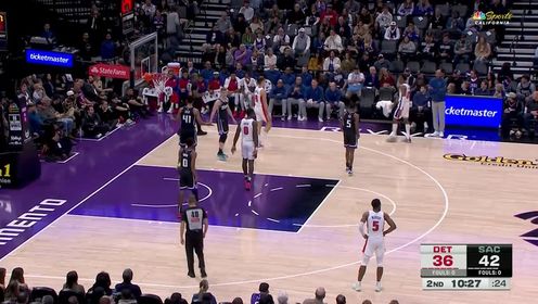 《NBA全场集锦》【回放】活塞vs国王第2节中文解说回放