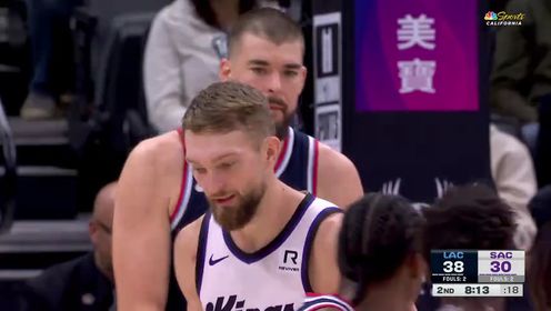 《NBA全场集锦》【回放】NBA常规赛：快船vs国王第2节中文解说回放