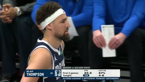《达拉斯独行侠》【回放】NBA常规赛：勇士vs独行侠第2节英文原声回放