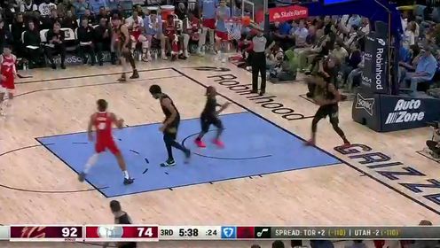 《NBA全场集锦》NBA常规赛：骑士vs灰熊第3节英文原声回放