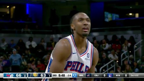 《NBA全场集锦》NBA常规赛：76人vs步行者英文原声全场回放