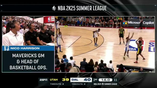  NBA夏季联赛：爵士vs独行侠第2节中文解说回放