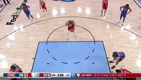 《NBA全场集锦》【回放】NBA常规赛：活塞vs灰熊第4节中文解说回放