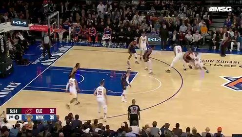 《NBA全场集锦》【回放】NBA常规赛：骑士vs尼克斯第2节中文解说回放