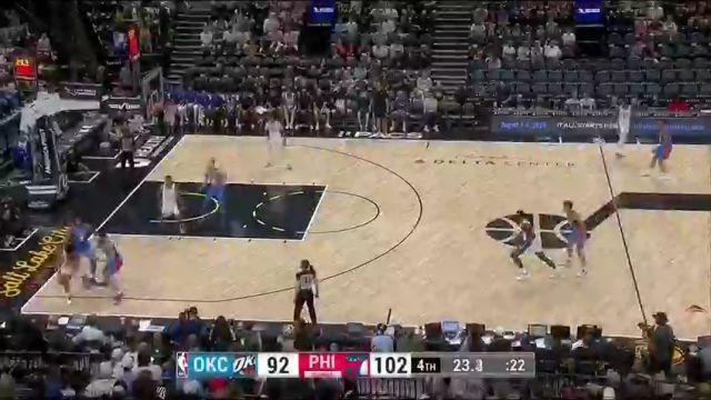 NBA夏季联赛：雷霆vs76人第4节中文解说回放