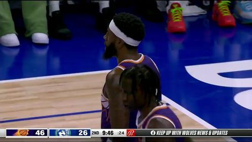 《NBA全场集锦》【回放】太阳vs森林狼第2节英文原声回放
