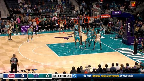 《NBA全场集锦》球上有导航！鲍尔精准连线助攻米勒轻巧空接