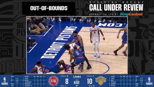 《NBA全场集锦》【回放】尼克斯vs活塞G4第1节英文原声回放