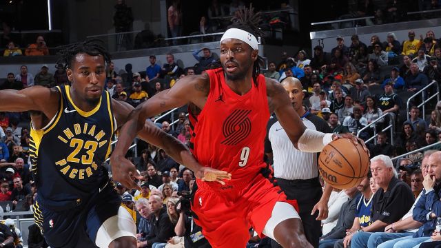 格兰特vs步行者集锦 狂砍34分7篮板末节17分带队取胜